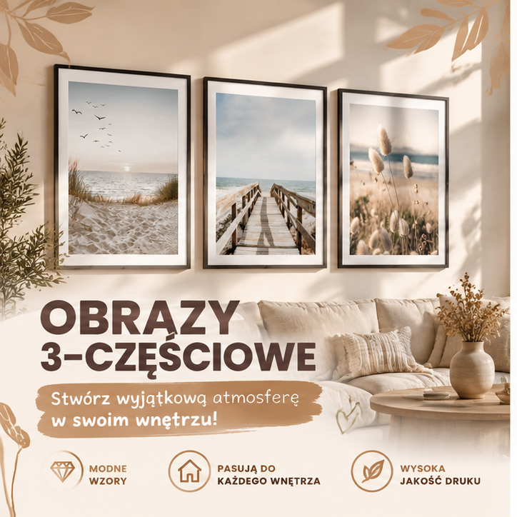 Obrazy 3-częściowe